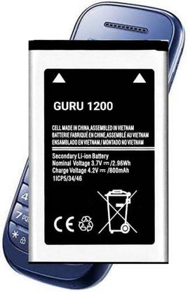 VEHUB Mobile Battery For  Samsung Guru 1200 / 800mAh (Premium Quality)