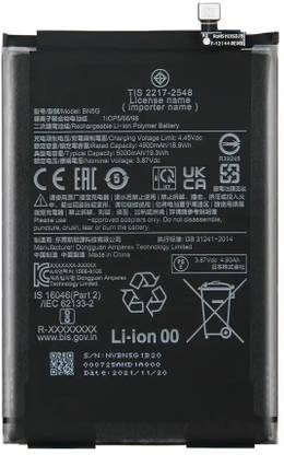 LIFON Mobile Battery For  Xiaomi Redmi 10C Redmi 10A Mi 10C /10A 5000mAh