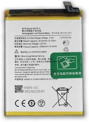 MR Power Mobile Battery For  Original Oneplus Nord N10 5G N9100 BLP815 (4300mAh) with 3 Months Warranty