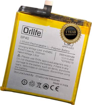 orlife Mobile Battery For  Xiaomi K20 Pro / Mi 9T Pro BP40-(4000mAh)-(1 Year Replacement Warranty)