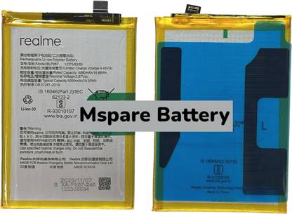 Mspare Mobile Battery For  Realme 10 4G | Model BLP957 {5000mAH}