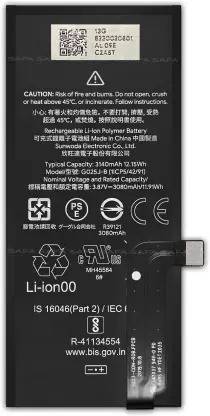 v epower Mobile Battery For  Google Google Pixel 4a.G025J-B