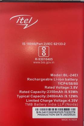 NetTorn Mobile Battery For  Itel ITEL 24EI