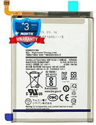 THE BATTERY STORE Mobile Battery For  Samsung Galaxy M30s/M31/M21/ (M307F) EB-BM207ABY Original Battery EB-BM207ABY with 3 month waranty and high capacity backup.