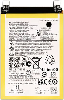 Safa Mobile Battery For  Motorola Edge 40 / Motorola Edge 30 Fusion - 4400MAh