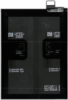 Safa Mobile Battery For  OPPO Reno 6 5G - 4300MAh