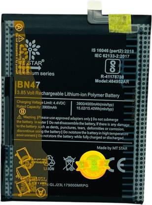 MRMT STAR Mobile Battery For  Redmi REDMI 6 PRO / REDMI A2 LITE