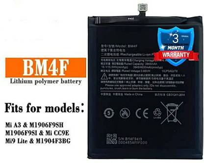 THE BATTERY STORE Mobile Battery For  Xiaomi Mi A3 Orginal BM4F Battery with 3 Month Warranty