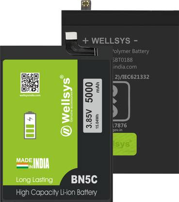 WELLSYS Mobile Battery For  Xiaomi Xiaomi Poco M4 Pro 5G BN5C (5000mAh)