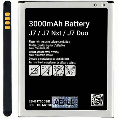 AEHUB Mobile Battery For  Samsung Galaxy J7 / J7 Nxt / J7 Neo / J7 Core / J7 Duo / J4 / On7 / On7 Pro / 3000mAh