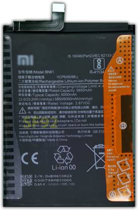 SF92 Mobile Battery For  Xiaomi POCO X3 - 6000MAh