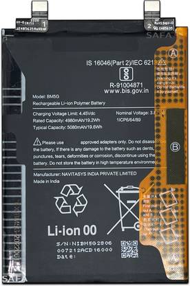 Safa Mobile Battery For  Redmi K50i 5G