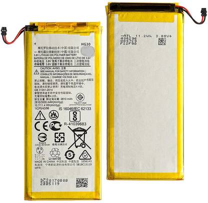 APTIVOS Mobile Battery For  Motorola Moto G5S/ Moto G6 Plus/ Moto G5S Plus (HG30) 2810 mAh