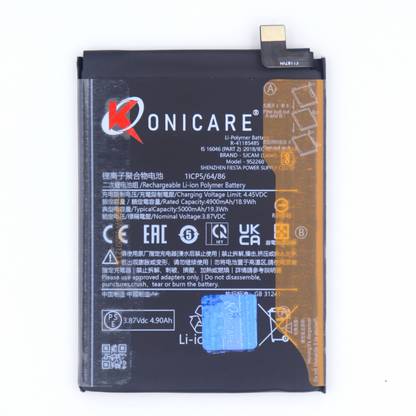 KONICARE Mobile Battery For  Xiaomi Redmi Note 11 , 2201117TG , 2201117TI , 2201117TY , 2201117TL
