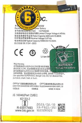 ASOSS GROUP Mobile Battery For  OPPO A97/A77/A57 2020 (BLP923) 100% Orginal