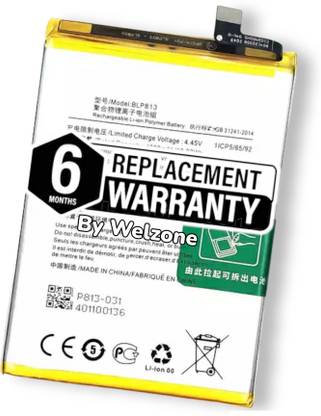 Welzone Mobile Battery For  OnePlus Nord N100 - BE2011 / Nord N200 [ BLP813 ]