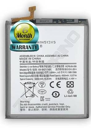 ZQTCIPRINO Mobile Battery For  Samsung Galaxy A21S /M02 | A12 | A02 | A21S | A217 | A15 with 6 Month Warranty(T11)