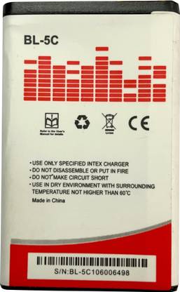 GIFFEN Mobile Battery For  Intex Keypad Phone ( BL-5C )