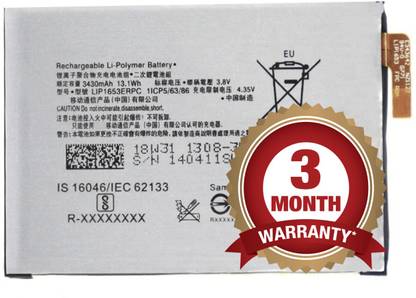 OuchPouch Mobile Battery For  Sony Xperia XA2 Ultra XA1 Plus G3421 G3412 H4213 / LIP1653ERPC (3430mAh)With Warranty