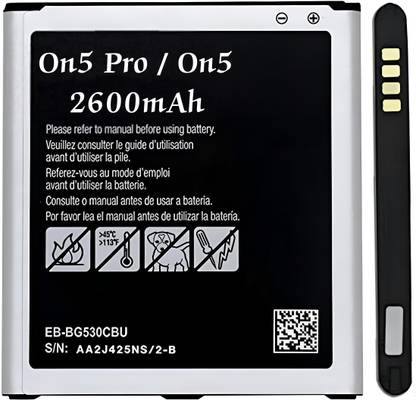TokTon Mobile Battery For  Compatible Samsung Galaxy On5 / SM-G550F 2600mAh