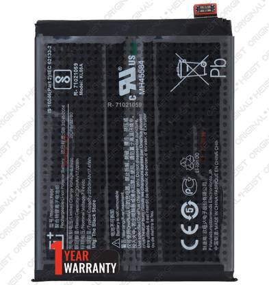 Heist Original Mobile Battery For  Oneplus 8T; One plus 9R / One Plus 9RT 5G 4500mAh - with 1 Year Warranty*