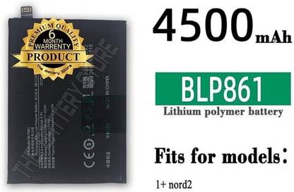 THE BATTERY STORE Mobile Battery For  Oneplus Orignal BLP861 Battery for OnePlus Nord 2 5G with 6 Month Warranty