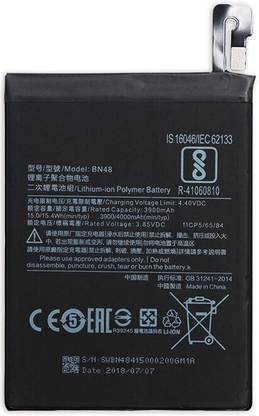 LIFON Mobile Battery For Xiaomi redmi Note 6 Pro BN48