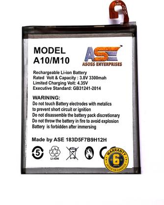 ASOSS ENTERPRISES Mobile Battery For  SAMSUNG A10/M10