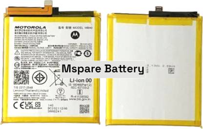 Mspare Mobile Battery For  Motorola Edge 20 | Model MB40 {4000mAH}