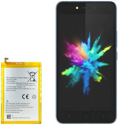 RAPPER Mobile Battery For  Tecno Pouvoir 1 LA6, Tecno Pouvoir 2 LA7 Model: BL-49DT (5000mAh)