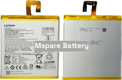 Mspare Mobile Battery For  Lenovo Tab 7.0 | Model L16D1P33 {3500mAH}