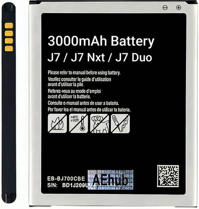 AEHUB Mobile Battery For  Samsung Galaxy J7 / J7 Nxt / J7 Neo / J7 Core / J4 / J7 Duo / On7 / On7 Pro / 3000mAh