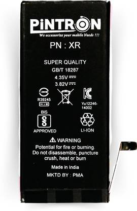 Pintron Mobile Battery For  Apple iPhone XR, 2942mAh, 180 Days Warranty