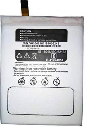v epower Mobile Battery For  MICROMAX VDEO 4/Q4251/ACBPN40M04