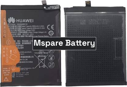 Mspare Mobile Battery For  Huawei Y7 Prime | Model HB406689ECW {4000mAH}