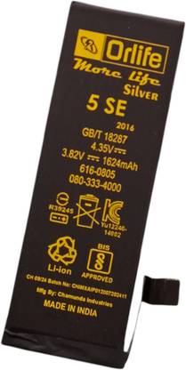 orlife Mobile Battery For  iPhone SE A1662 A1723 A1724 (1 Year Replacement warrenty)