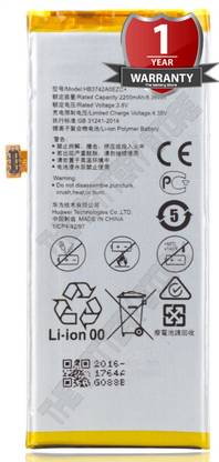 THE BATTERY STORE Mobile Battery For  Huawei Huawei Honor P8 Lite HB3742A0EZC+ with 1 Year Warranty