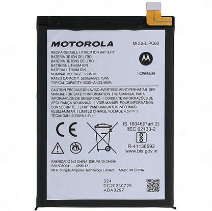 LIFON Mobile Battery For  Motorola Moto G54 (PC60) 6000mAh