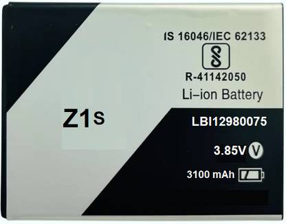 DVJ Mobile Battery For  LAVA LAVA Z1s BATTERY (LBI12980075) 3100 MAH (NOT SUPPORT IN LAVA Z1 OR OTHER MODELS)