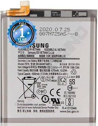 ZQTCIPRINO Mobile Battery For  Samsung Galaxy S10 Lite Original EB-BA907ABY Battery with 1 Year Warranty***(R149)