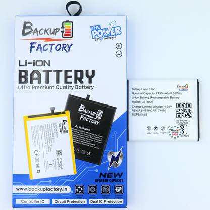 Backup Factory Mobile Battery For  LYF LS-4006
