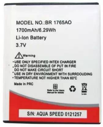 SPSALES Mobile Battery For  Intex Intex Aqua Speed BR1765AO