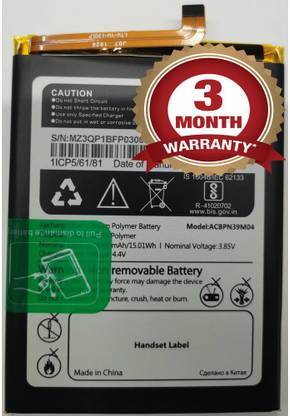 OuchPouch Mobile Battery For  Micromax ione Note N8305 / ACBPN39M04 (3950mAh) With 3 Month Warranty