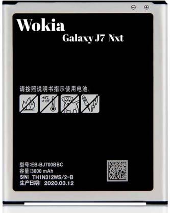 Wokia-Electronics Company Mobile Battery For  Compatible Samsung Galaxy J7 Nxt (J700F) / 3000mAh(Premium Quality)