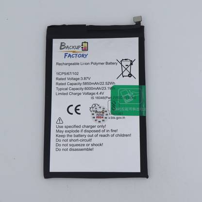 Backup Factory Mobile Battery For  Infinix Hot 30 Play