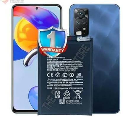 THE BATTERY STORE Mobile Battery For  Redmi BN5E Battery for Redmi Note 11 Pro 5G / Poco X4 Pro 5G with 1 Year Warranty