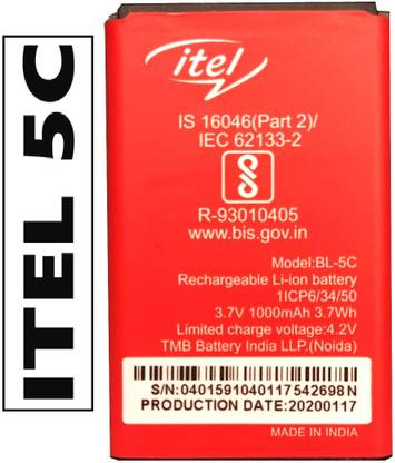 FLOUNDER Mobile Battery For  ITEL 5C 100% ORIGINAL BATTERY
