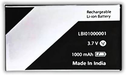 plugkit Mobile Battery For  LAVA A1 JOSH BOL::LAVA A1 VIBE 2025::LAVA A1 2025::LAVA A5 2023