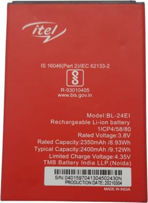 sainiii Mobile Battery For  itel mobile itel 24Ei itel a23 pro,L5006c, a46,L5503,