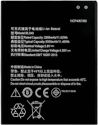 THE BATTERY STORE Mobile Battery For  Lenovo BL243 Lenovo K3 Note K50-T5 A7000 A5500 A5600 A7600 with 1 Year Warranty
